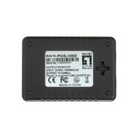 LevelOne 5~12V DC PoE Splitter, IEEE 802.3, IEEE 802.3af, IEEE 802.3u, 10/100Base-TX, Schwarz, Leistung, 0 - 45 °C, 5 - 95%