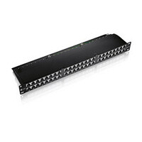 Equip 48-Port Cat.6 Geschirmtes Patch Panel, Schwarz,...