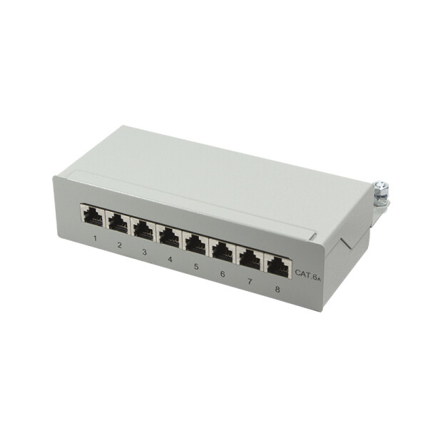 LogiLink NP0018, RJ-45, Cat6A, Grau, ISO/IEC 11801, TIA/EIA 568C.2, 800 g