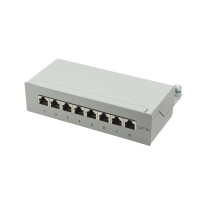 LogiLink NP0018, RJ-45, Cat6A, Grau, ISO/IEC 11801,...