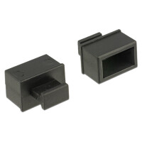 Delock 64021, Schwarz, Polyethylen, 10 Stück(e)