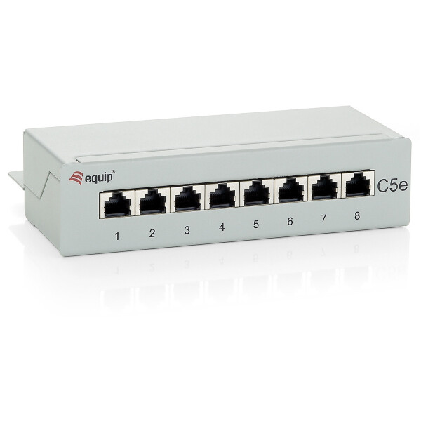 Equip 227308, RJ-45, Gold, Cat5e, Grau, ANSI/TIA/EIA 568, -40 - 80 °C