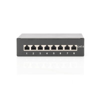 DIGITUS Desktop CAT 6, Klasse E Patch Panel, geschirmt
