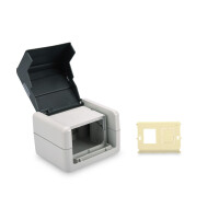 DIGITUS Datenanschlussdosen-Set mit Klappdeckel inkl....