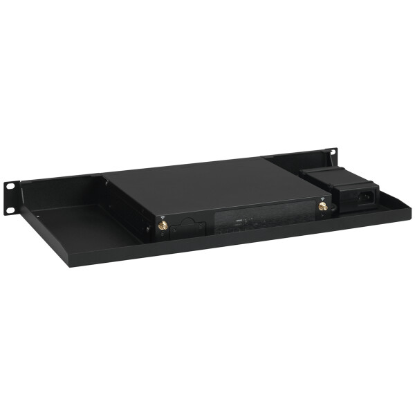 Rackmount.IT RM-LN-T1, Montageschelle, Schwarz, 1U, Lanner 1513 Lanner 1515 Lanner 1516, 483 mm, 216 mm