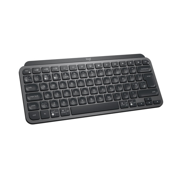 Logitech MX Keys Mini For Business, Kabellos, RF Wireless + Bluetooth, Scherenschalter, QWERTY, LED, Graphit