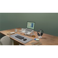 Logitech 920-012203, Kabellos, RF Wireless + Bluetooth, Scherenschalter, QWERTZ, Graphit, Maus enthalten