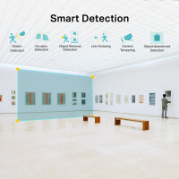 TP-LINK VIGI 4MP IR Dome Netzwerkkamera, 4mm Linse, IP-Sicherheitskamera, Innen & Außen, Kabelgebunden, CE, BSMI, VCCI, ONVIF, Decke/Wand, Schwarz, Weiß
