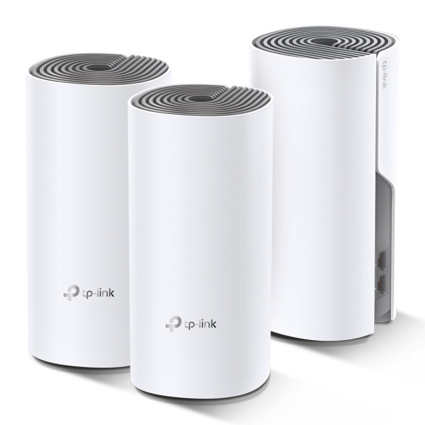 TP-LINK AC1200 Whole Home Mesh Wi-Fi System, 3er Pack, Weiß, Grau, Intern, Mesh-System, LAN, WLAN, Dual-Band (2,4 GHz/5 GHz), Wi-Fi 5 (802.11ac)