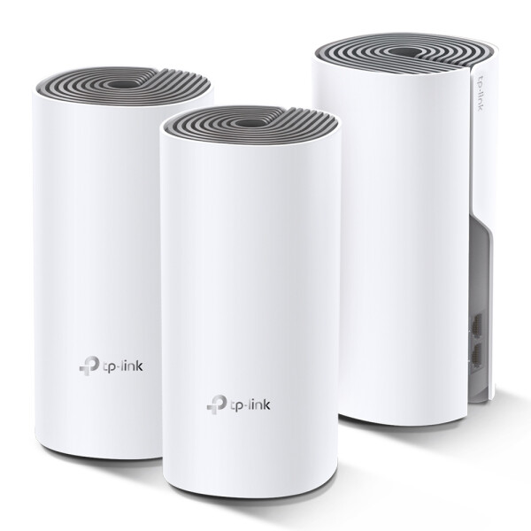 TP-LINK AC1200 Whole Home Mesh Wi-Fi System, 3er Pack, Weiß, Grau, Intern, Mesh-System, LAN, WLAN, Dual-Band (2,4 GHz/5 GHz), Wi-Fi 5 (802.11ac)