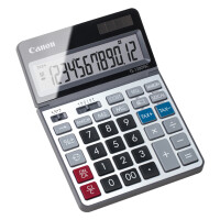 Canon TS-1200TSC, Desktop, Einfacher Taschenrechner, 12 Ziffern, Display klappbar, Akku, Metallisch