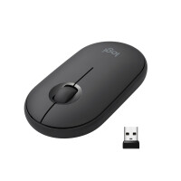 Logitech Pebble M350, Beidhändig, Optisch, RF...