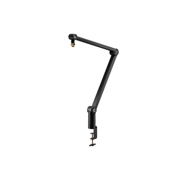 Logitech G 955-000076, Boom Mikrofonständer, Schreibtisch-Montagebasis, Schwarz, Aluminium, 3/8 5/8", 810 mm