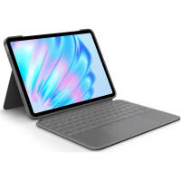 Logitech Combo Touch, QWERTY, Dänisch, Finnisch, Norwegisch, Schwedisch, Trackpad, 1,8 cm, 1 mm, Apple