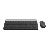 Logitech MK470, Volle Größe (100%), Kabellos,...