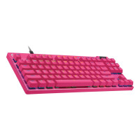 Logitech G PRO X TKL RAPID, Kabelgebunden, USB, Magnetic-mechanical key switch, QWERTY, LED, Pink