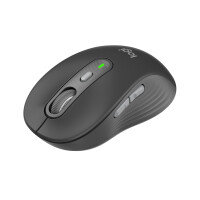 Logitech Signature Slim Combo MK950, Kabellos, RF Wireless + Bluetooth, Scherenschalter, QWERTY, Graphit, Maus enthalten