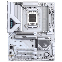 Gigabyte B850 EAGLE WIFI7 ICE Mainboard – AMD Ryzen 9000 Serie Prozessoren, digitales 8+2+2 Phasen VRM, bis zu 8200 MHz DDR5 (O.C.), 1x PCIe 5.0 + 2x PCIe 4.0 M.2, Wi-Fi 7, 2.5 GbE LAN, USB 3.2 Gen 2, AMD, Sockel AM5, AMD Ryzen 7000 Series, AMD Ryzen 8000