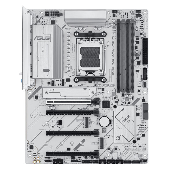 ASUS B650E MAX GAMING WIFI W, AMD, Sockel AM5, AMD Ryzen 7000 Series, AMD Ryzen 8000 Series, AMD Ryzen 9000 Series, Sockel AM5, DDR5-SDRAM, 256 GB