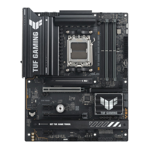 ASUS TUF GAMING B650E-PLUS WIFI, AMD, Sockel AM5, AMD Ryzen 7000 Series, AMD Ryzen 8000 Series, AMD Ryzen 9000 Series, Sockel AM5, DDR5-SDRAM, 256 GB