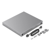 Ubiquiti UniFi Pro HD 24 PoE, Managed, L2/L3, 2.5G Ethernet (100/1000/2500), Power over Ethernet (PoE), Rack-Einbau, 1U