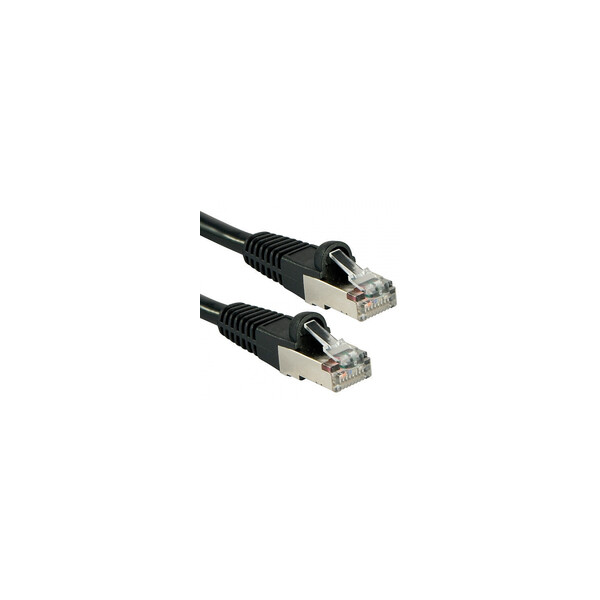 LINDY 47184, Patchkabel 15 m, Cat6, S/FTP (S-STP), Schwarz