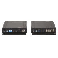 Lindy 39245, Sender und Empfänger, Kabelgebunden, 140 m, Cat6, 60 Hz, Schwarz
