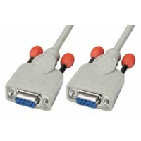 Lindy 3m Null modem cable, Weiß, 3 m, Weiblich,...