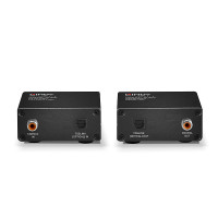 Lindy 70456, AV-Sender & -Empfänger, 150 m, Kabelgebunden, Schwarz