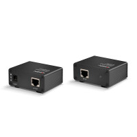 Lindy 70456, AV-Sender & -Empfänger, 150 m, Kabelgebunden, Schwarz