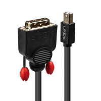 Lindy 41953, 3 m, Mini DisplayPort, DVI-D, Männlich,...