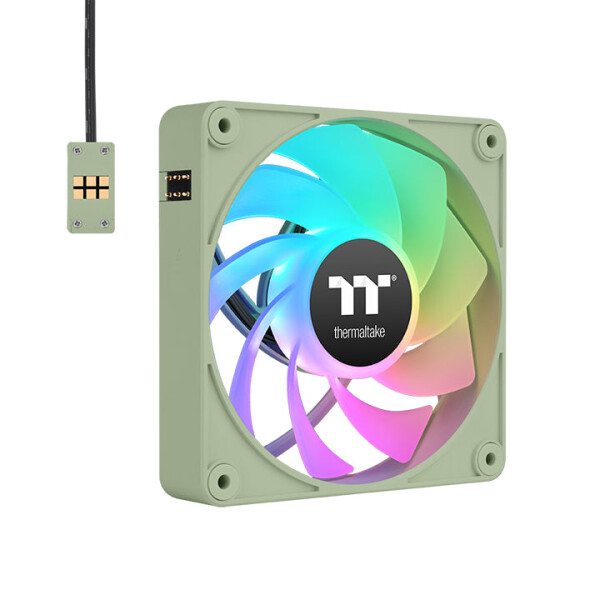 Thermaltake CL-F198-PL12MG-A, Ventilator, 12 cm, 65,82 cfm, Grün