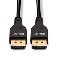 Lindy 36460, 0,5 m, DisplayPort, DisplayPort, Männlich, Männlich, 7680 x 4320 Pixel