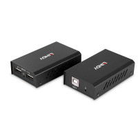 Lindy 43408, AV-Sender & -Empfänger, 100 m, Kabelgebunden, Schwarz