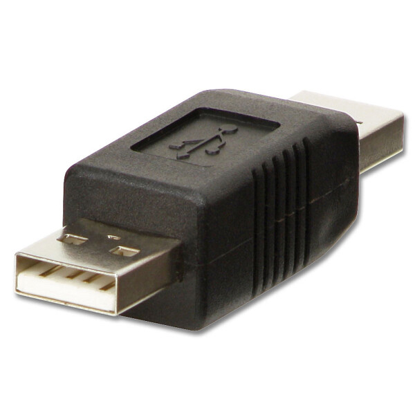 Lindy 71229, USB A, USB A, Schwarz