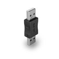 Lindy 71229, USB A, USB A, Schwarz