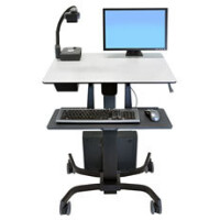 Ergotron TeachWell Mobile Digital Workspace, Multimedia-Wagen, Graphit, Grau, Metall, 17,5 kg, UL, 51 cm