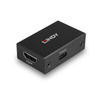 Lindy 38391, AV-Repeater, Kabelgebunden, Schwarz, HDCP