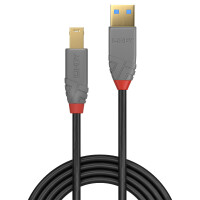Lindy 36742, 2 m, USB A, USB B, USB 3.2 Gen 1 (3.1 Gen...