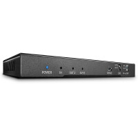 Lindy 38230, HDMI, 2x HDMI, 4096 x 2160 Pixel, Schwarz, Metall, 4K Ultra HD