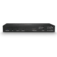 Lindy 38230, HDMI, 2x HDMI, 4096 x 2160 Pixel, Schwarz, Metall, 4K Ultra HD