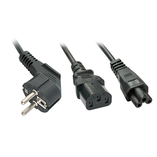 Lindy 30047, C13-Koppler, C5-Koppler