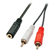 Lindy 35677, 2 x RCA, Männlich, 3.5mm, Weiblich,...