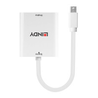Lindy 41069, Mini DisplayPort, HDMI Typ A (Standard), Männlich, Weiblich, 3840 x 2160 Pixel, 2160p