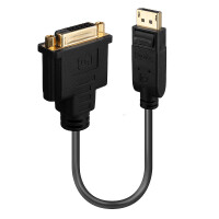 Lindy 41004, 0,15 m, DisplayPort, DVI-D, Männlich,...
