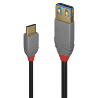 Lindy 36895, 0,15 m, USB C, USB A, USB 3.2 Gen 2 (3.1 Gen...