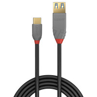 Lindy 36895, 0,15 m, USB C, USB A, USB 3.2 Gen 2 (3.1 Gen...