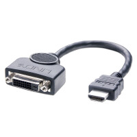 Lindy 41227, 0,2 m, DVI-D, HDMI, Weiblich, Männlich,...