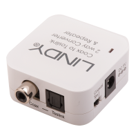 Lindy 70411, Toslink, RCA, Weiß