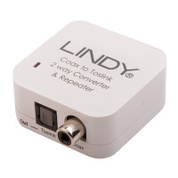 Lindy 70411, Toslink, RCA, Weiß